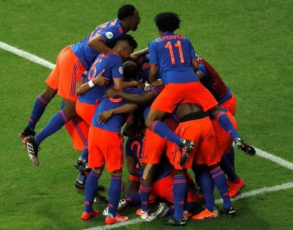 Colombia beat Argentina by 2-0 in 2019 Copa America.