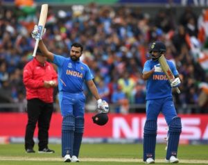 Rohit Sharma hit 140 runs against Pakistan in 2019 ICC world cup