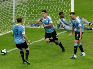 Uruguay beat Ecuador by 4-0 in Copa America 2019