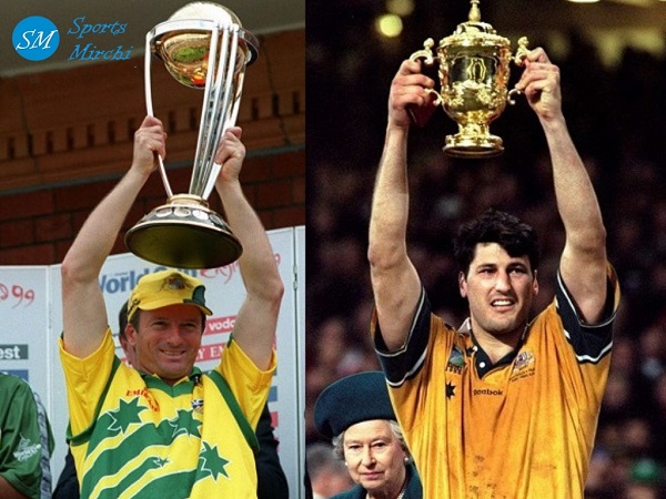 Australia won 1999 cricket world cup and rugby world cup