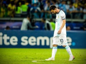 Heart break for Lionel Messi after Argentina lost 2019 Copa America semi-final against Brazil