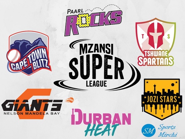 Mzansi Super League 6 teams logo