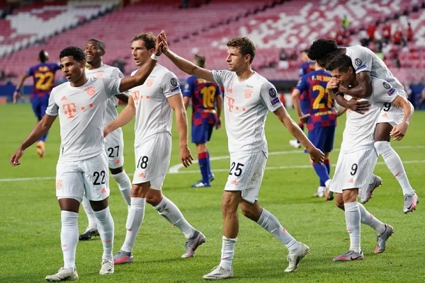 Bayern Munich beat Barcelona by 8-2 Champions League quarterfinal