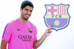 Luis Suarez played 6 seasons for Barcelona before joining Atletico Madrid