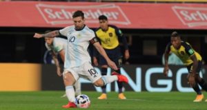 Messi scored as Argentina beat Ecuador in WCQ 2022 opening game