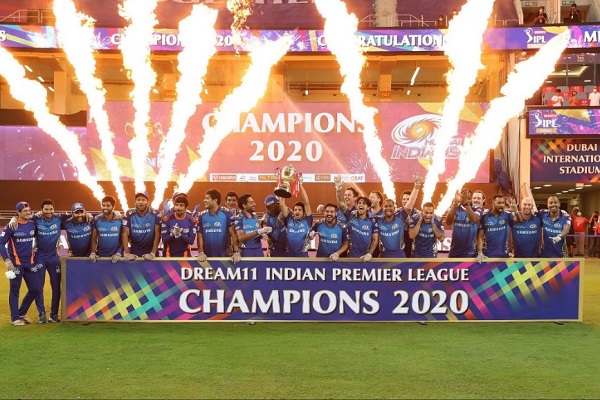 Mumbai Indians won 2020 IPL