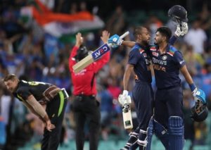 India won T20 series against Australia in 2020
