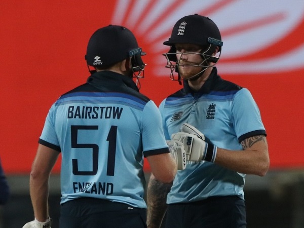 Bairstow, Stokes won 2nd ODI for England against India chasing 337