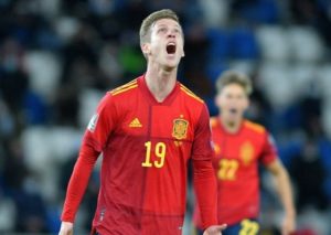 Dani Olmo scored match winning goal for Spain against Georgia in FIFA world cup 2022 qualifier