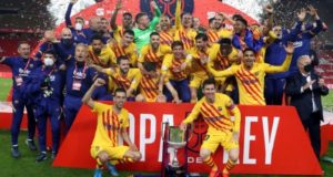 Barcelona thrashed Athletic Bilbao to win Copa Del Rey