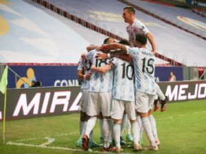 Argentina beat Uruguay in group match at Copa America 2021