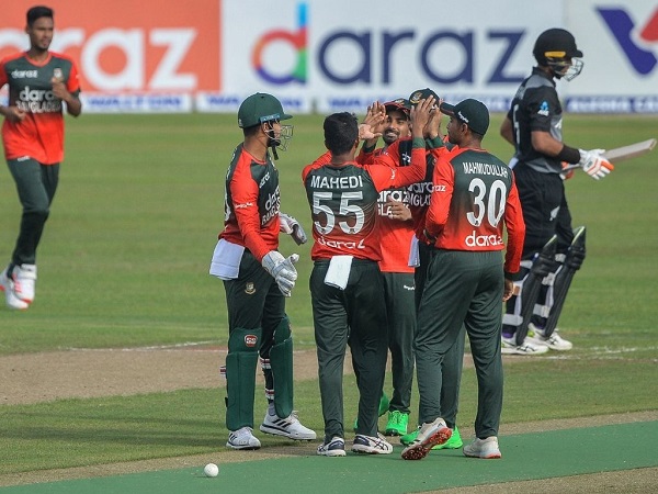 New Zealand all out for 60 runs against Bangladesh in T20I