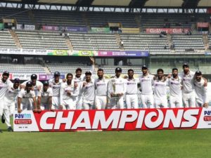 India wins test series against New Zealand 2021