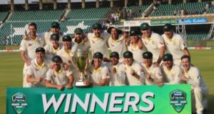 Australia thrashed Pakistan by 115 runs on Day-5 to win test series 1-0