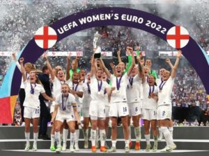 England women won Euro 2022 final beating Germany by 2-1
