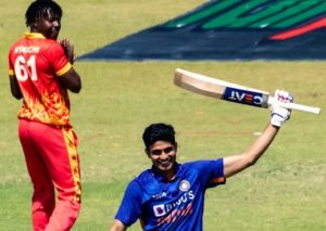 Shubhman Gill scored first ODI hundred against Zimbabwe