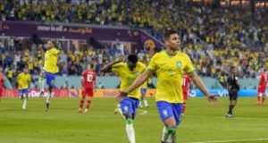 Casemiro scored as Brazil beat Switzerland to reach world cup 2022 knockouts
