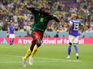 Cameroon beat Brazil at FIFA World Cup 2022