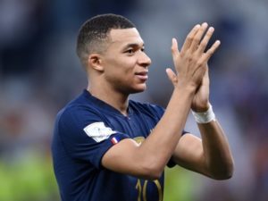 Kylian Mbappe scored against Poland in 2022 world cup