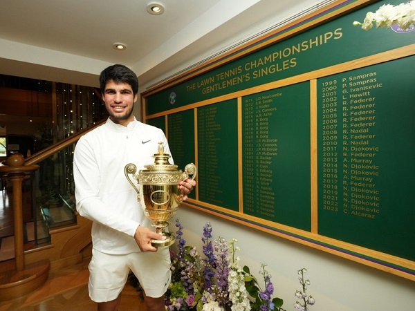 Carlos Alcaraz won maiden Wimbledon Single title in 2023 beating Novak Djokovic