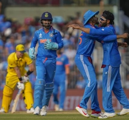 India beat Australia by 6 wickets in ICC world cup 2023 match at Chennai