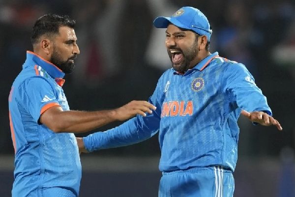 India beat New Zealand in ICC World Cup 2023 at Dharamsala