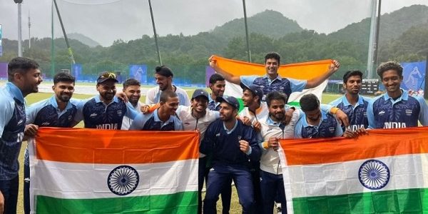India win gold medal in cricket at Asian Games