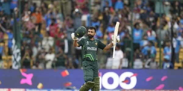 Fakhar Zaman scored hundred against New Zealand in ICC world cup 2023
