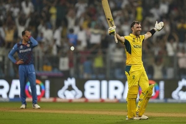 Glenn Maxwell scored 200 against Afghanistan in ICC world cup 2023