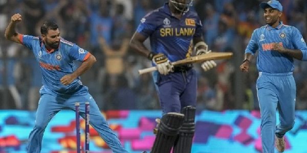 India beat Sri Lanka by 302 runs in ICC world cup 2023