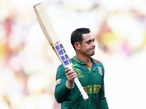 Quinton De Kock scored hundred against New Zealand in ICC world cup 2023