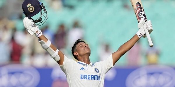 Yashasvi Jaiswal hit century against England in third test at Rajkot