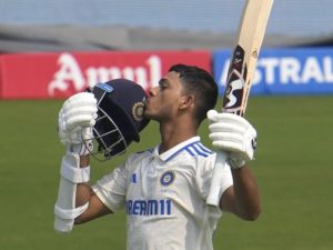 Yashasvi Jaiswal scored double hundred against England in Vishakhapatnam test